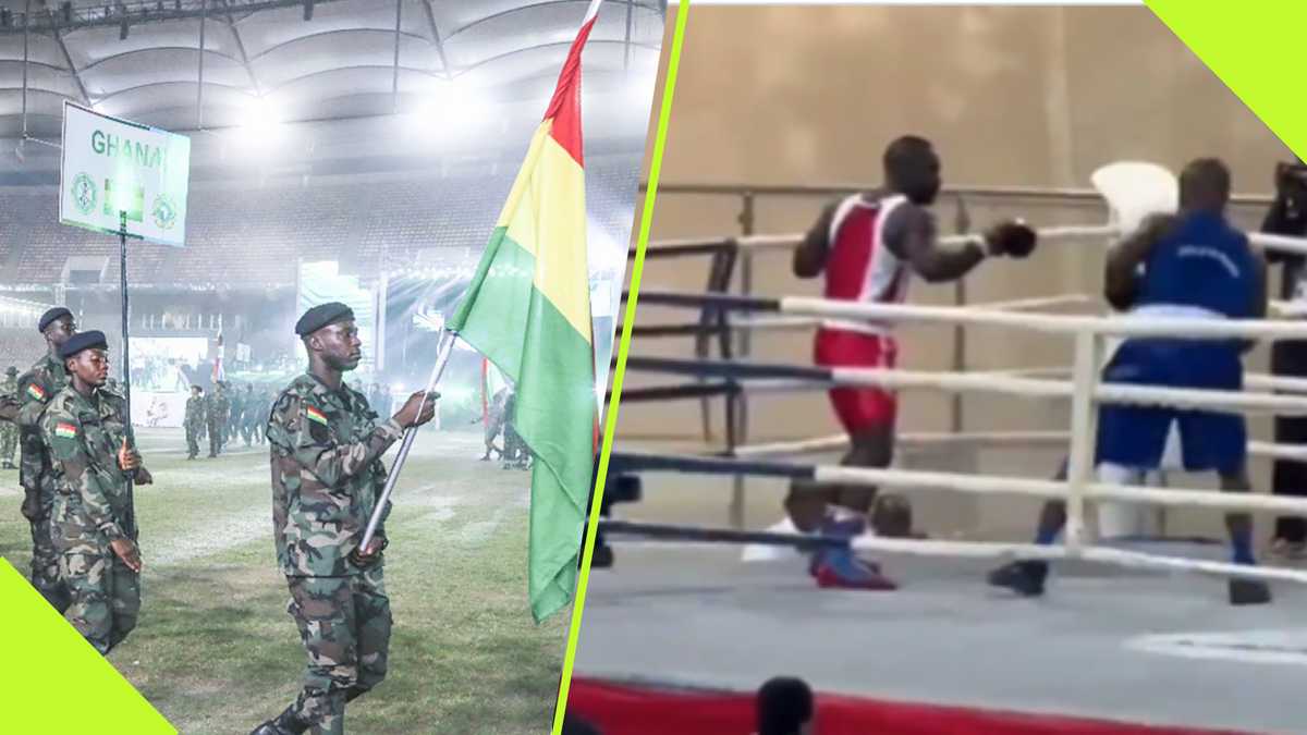 Africa Military Games: Ghanaian leaves Nigerian dazed after two punches, video