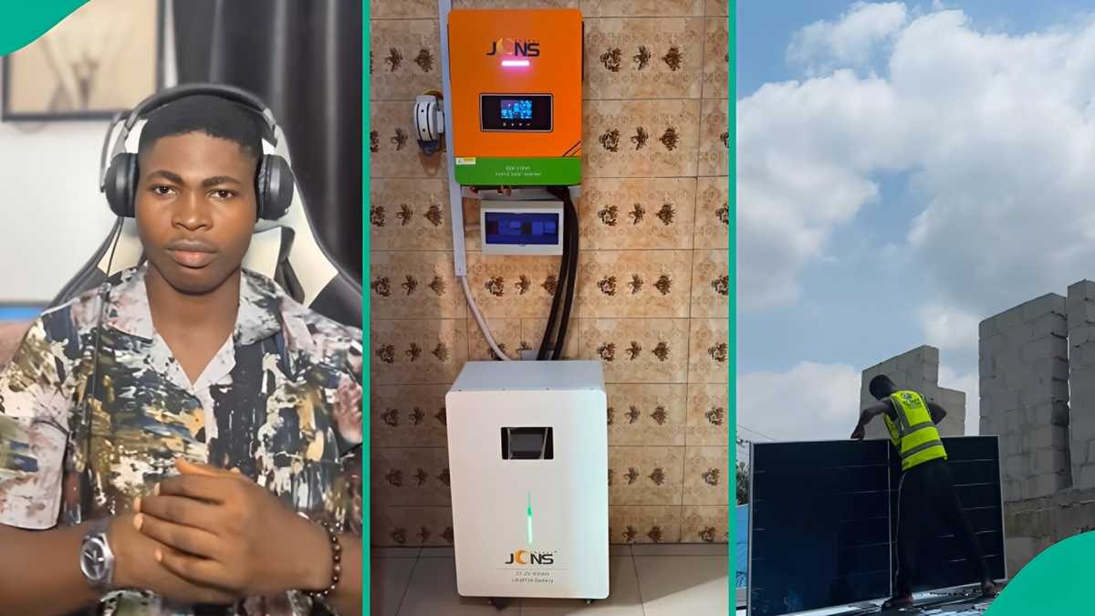 Watch how man installed solar inverter on landlord' order