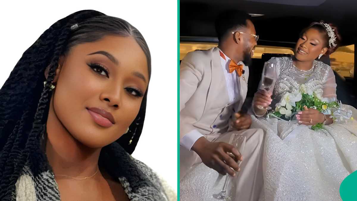 Video as UK-based Nigerian lady expressed disappointment after celebrating wedding