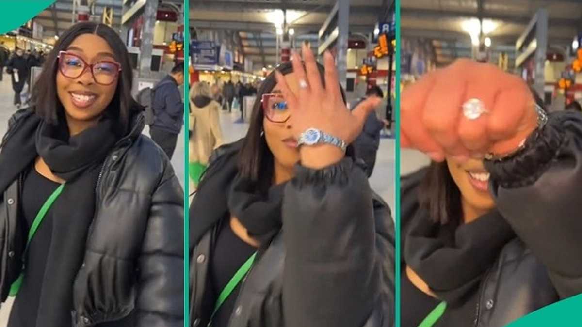 Watch video as funny lady living in UK taunts those who said there's no man