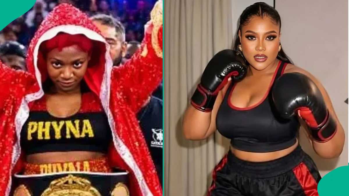 Phyna knocks out Nkechi Blessing during celebrity boxing match