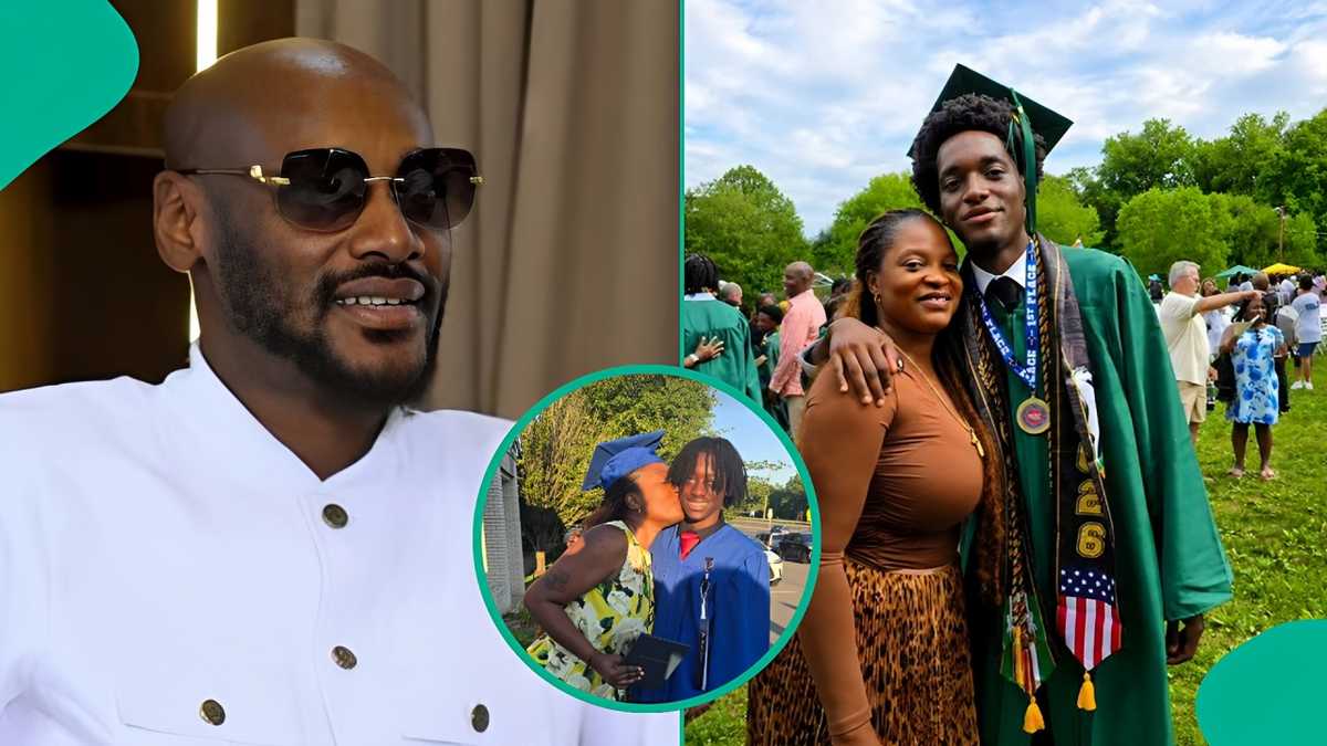 2Baba finally reacts to baby mama Pero Osaiyemi's sons miles