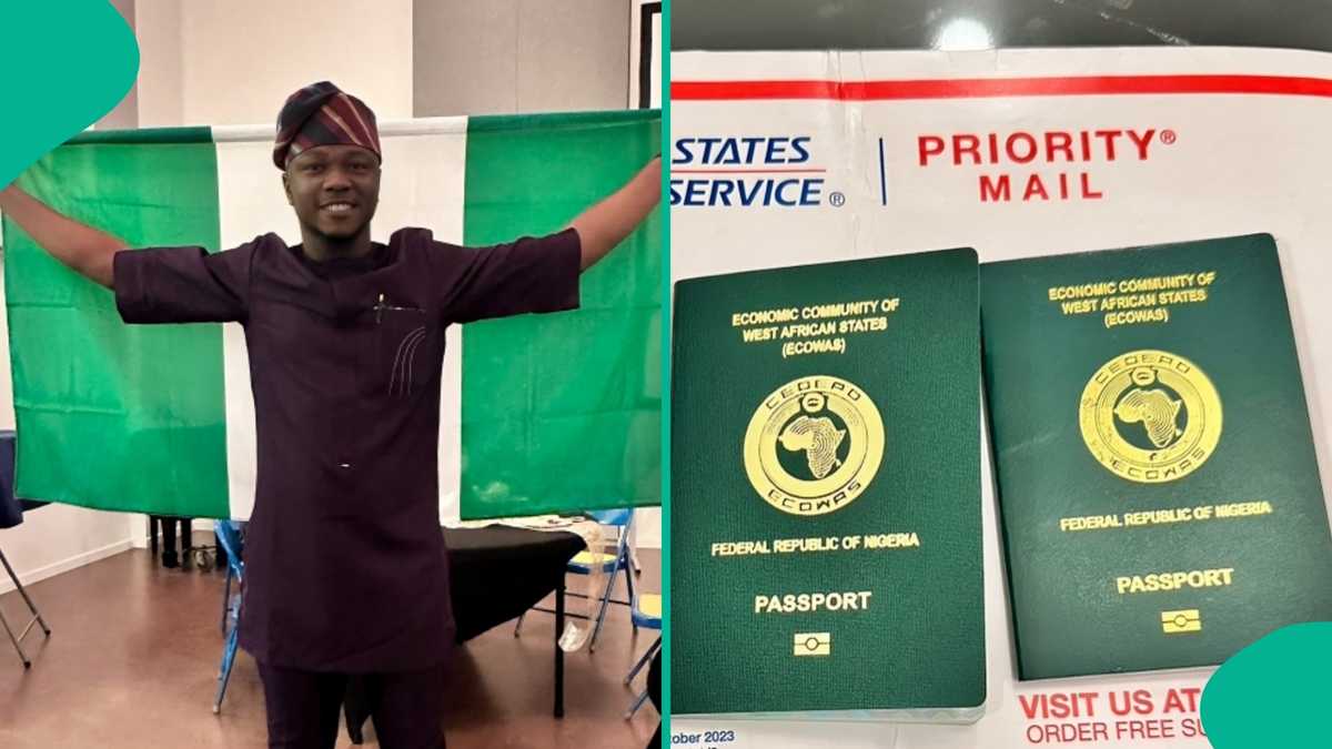US-based Nigerian man reacts to quick international passport renewal process, sparks buzz
