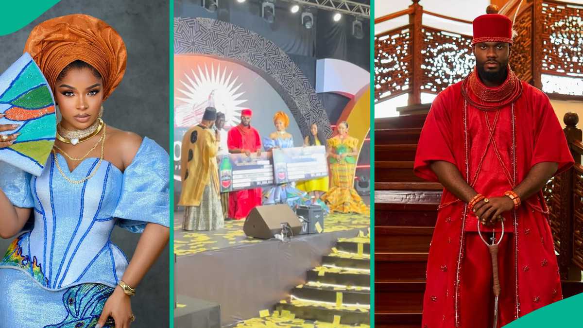 AMVCA 2025: Video as BBNaija stars Liquorose, Prince Enwerem take home N1 million for best dressed