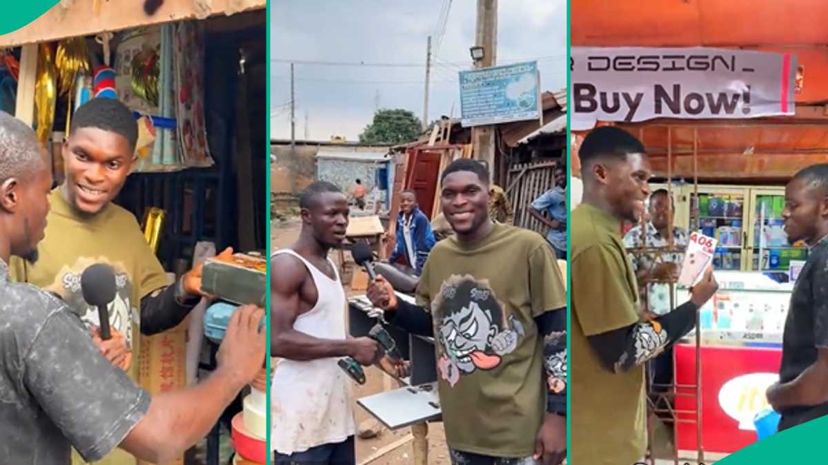 Watch how kind man bought screwing machine and new phone for carpenter