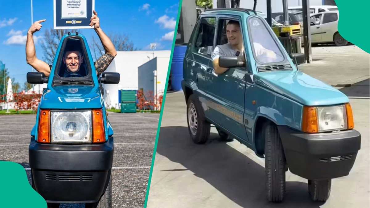 This tiny car is only 19.5 inches wide and now holds a Guinness World Record