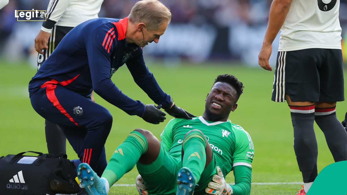 "Our Prayers Don Dey Work": Man United Fans React to Andre Onana's Injury Ahead of 2025/26 EPL