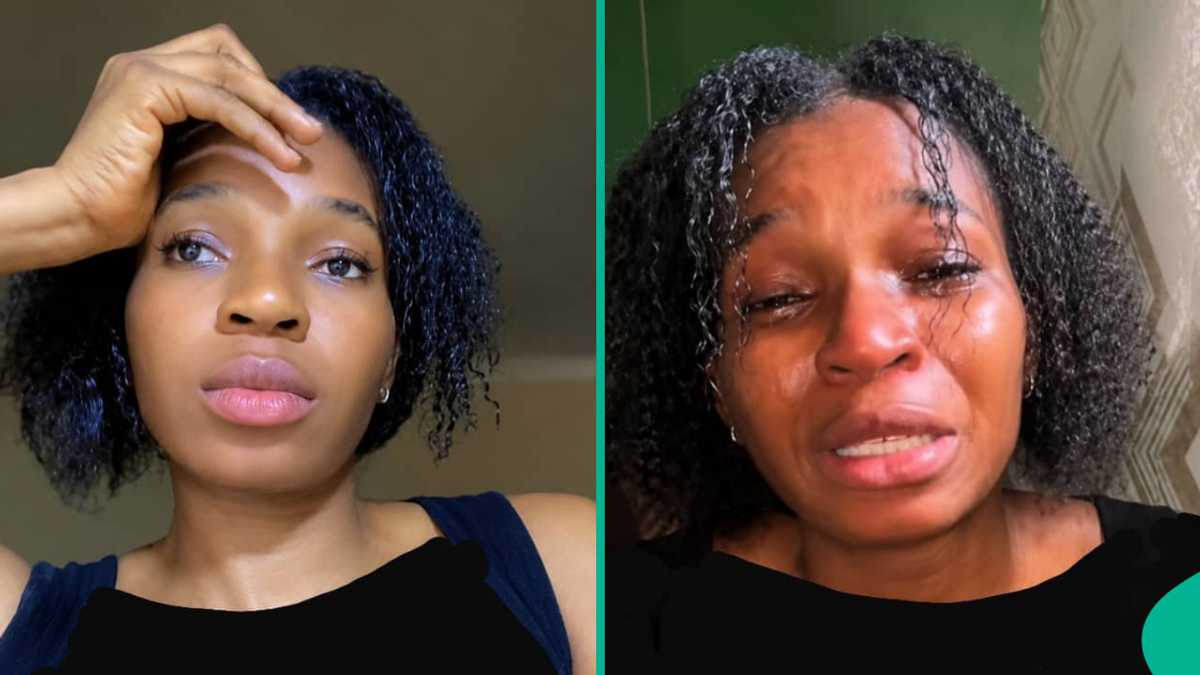 Video as mum breaks down in tears over inability to reunite with her twin daughters
