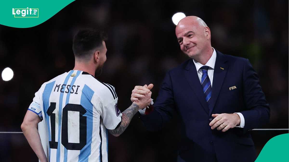 Lionel Messi receives special message from FIFA President after England win