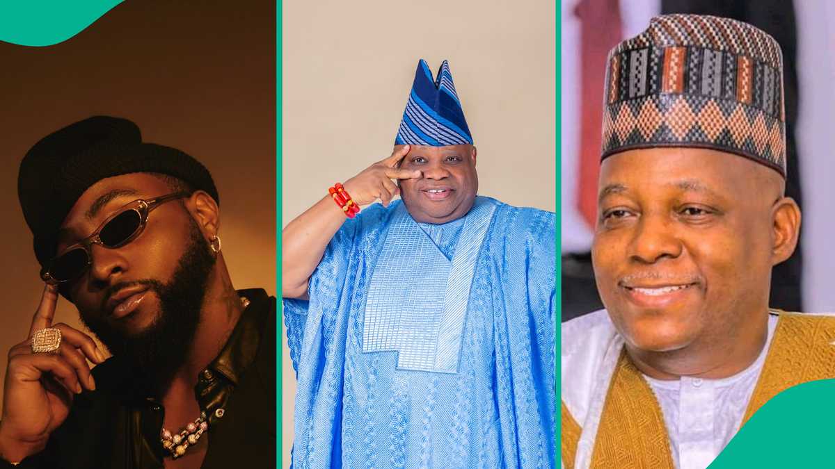“Baba wan port to APC”: Moment Davido links uncle Gov Adeleke to VP Shettima sparks political talks