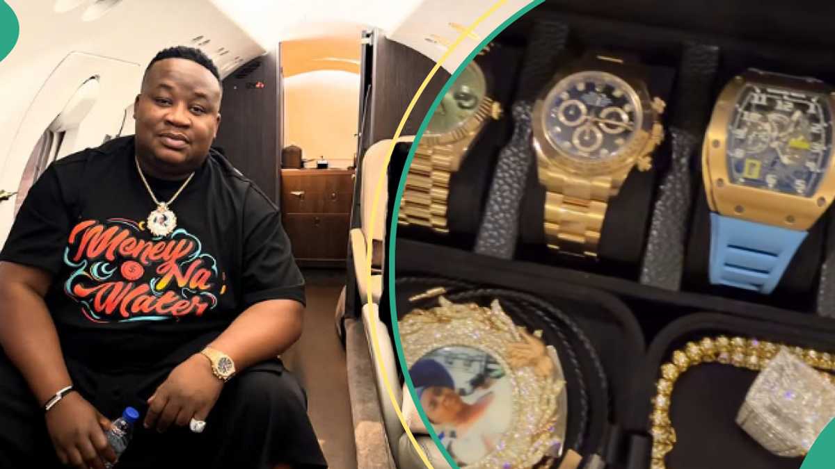 Image for article Cubana Chiefpriest Shows Off His Wristwatch Collection Amid Viral Fight With Burna Boy, Peeps React
