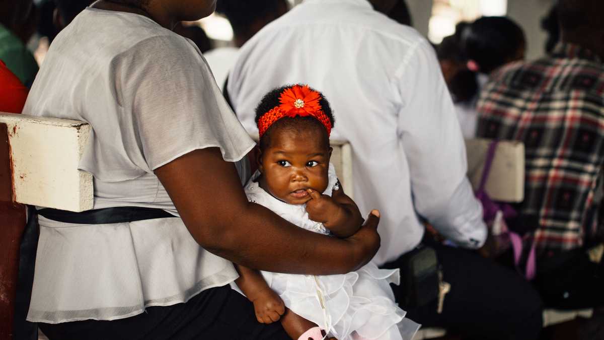 At my wedding, a woman rolled in holding a baby and said, "Please, listen before you marry him"