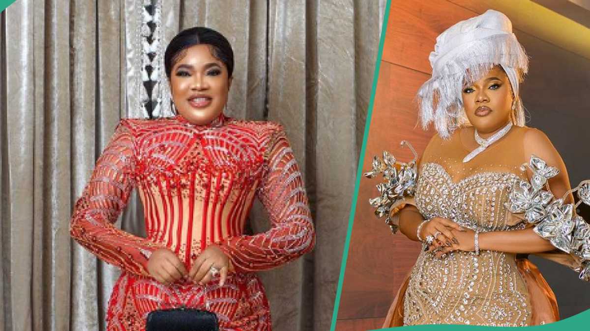 Video: Watch the domestic skill that Toyin Abraham displayed on location that got fans talking