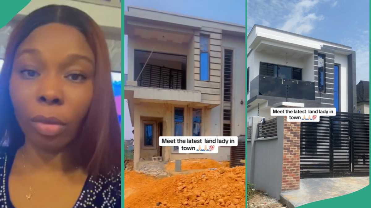Video: See the house this lady built, you will be inspired by her story