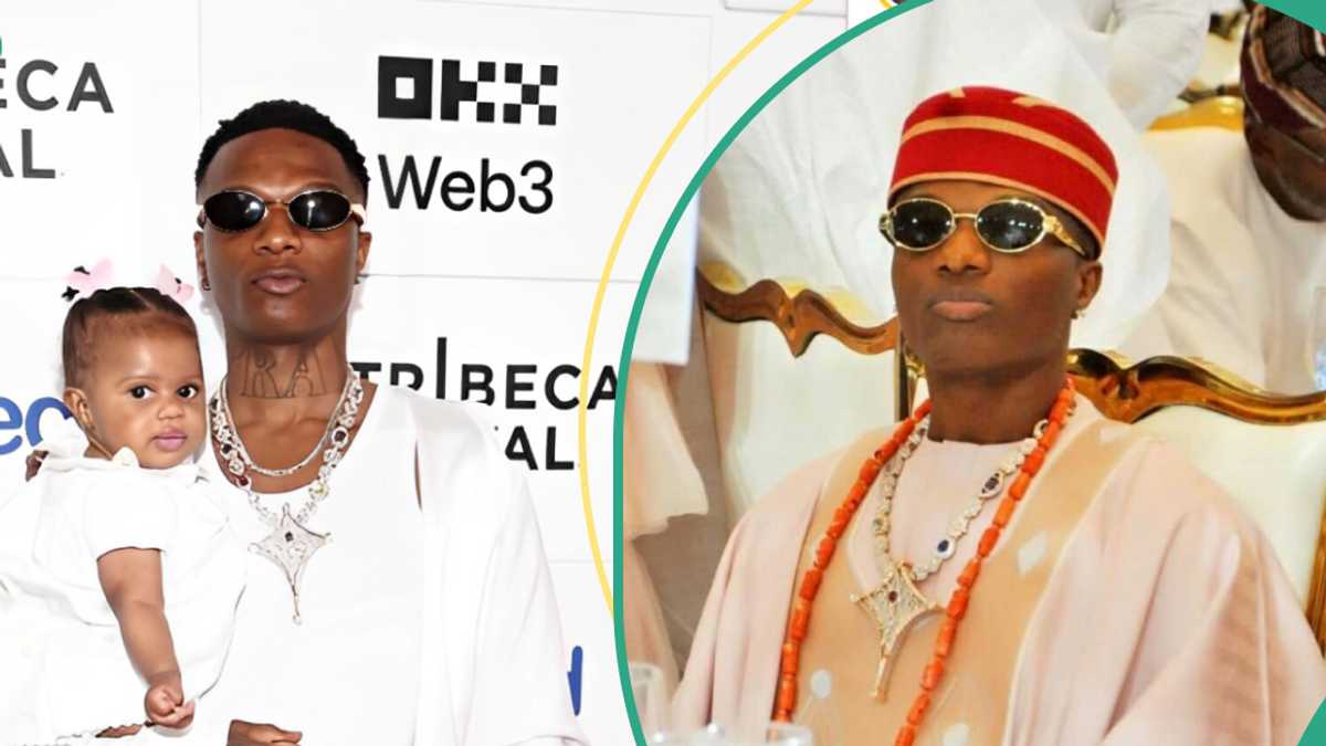 Wizkid’s 1-year-old daughter Morayo shows off music talent, wins hearts online: “Drop Spotify link”