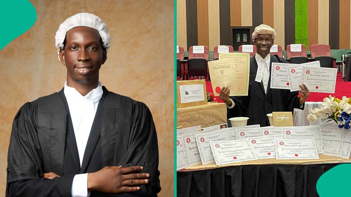 Photo: This student won more than 18 academic awards as he is called to bar