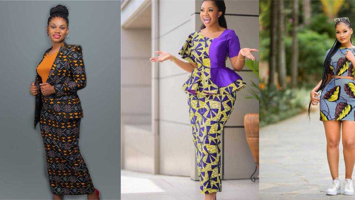 Latest african skirt and blouse designs online