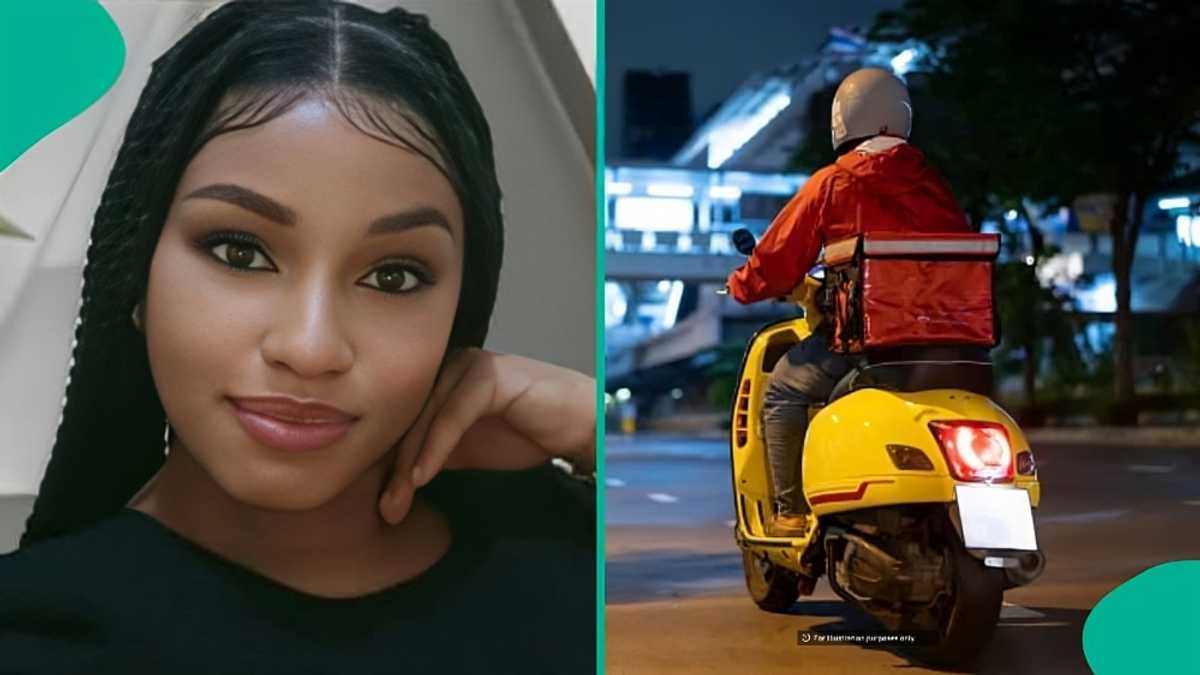 Nigerian lady narrates how she found phone in wrongly delivered package, shares delivery man’s reaction