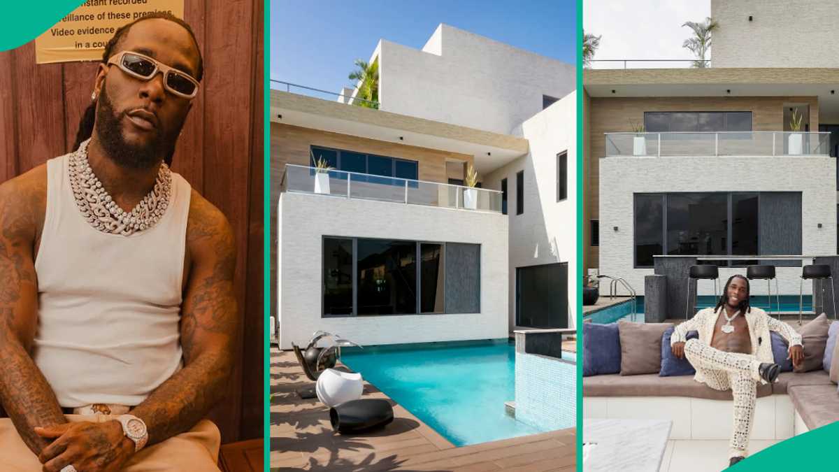 Video Of Burna Boy s Massive Lagos Mansion With Cinema Vinyl Room Video Of Burna Boy s Massive Lagos Mansion With Cinema Vinyl Room