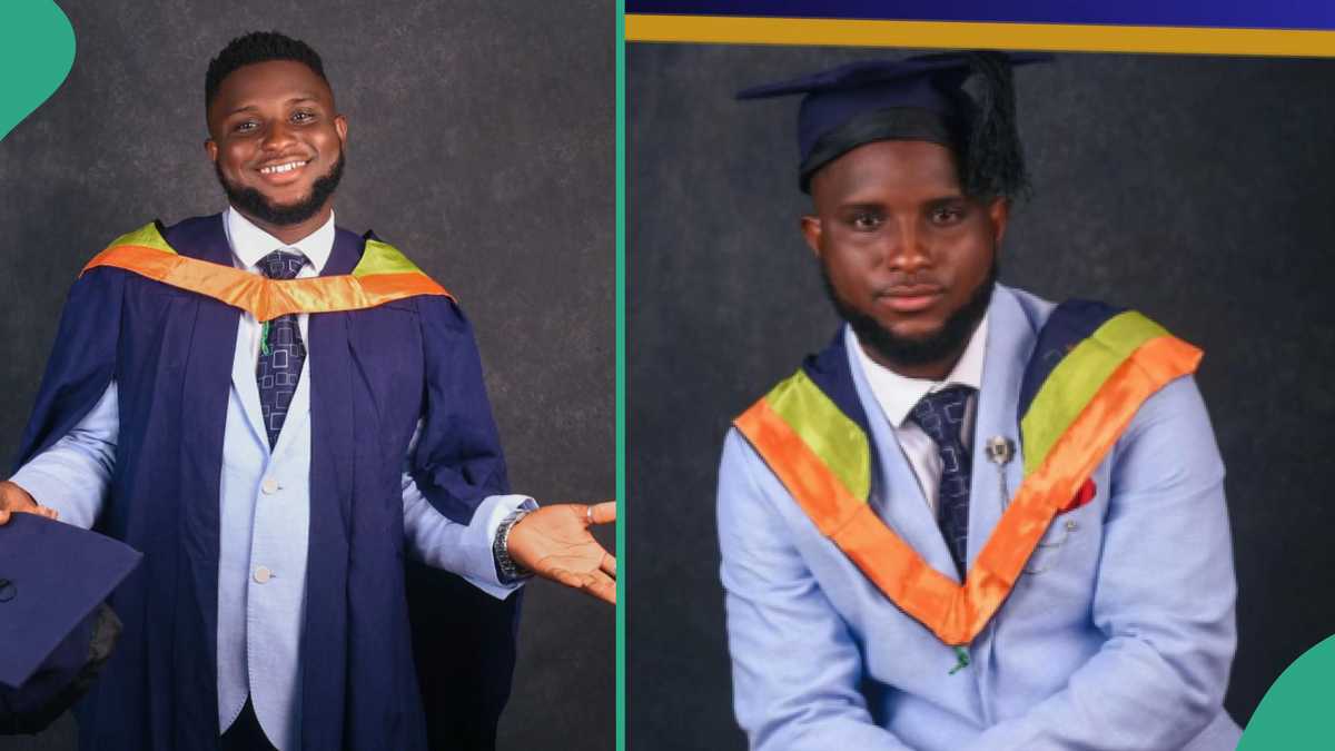 Photo: This man just graduated from the University of Ibadan, you need to read what he wrote