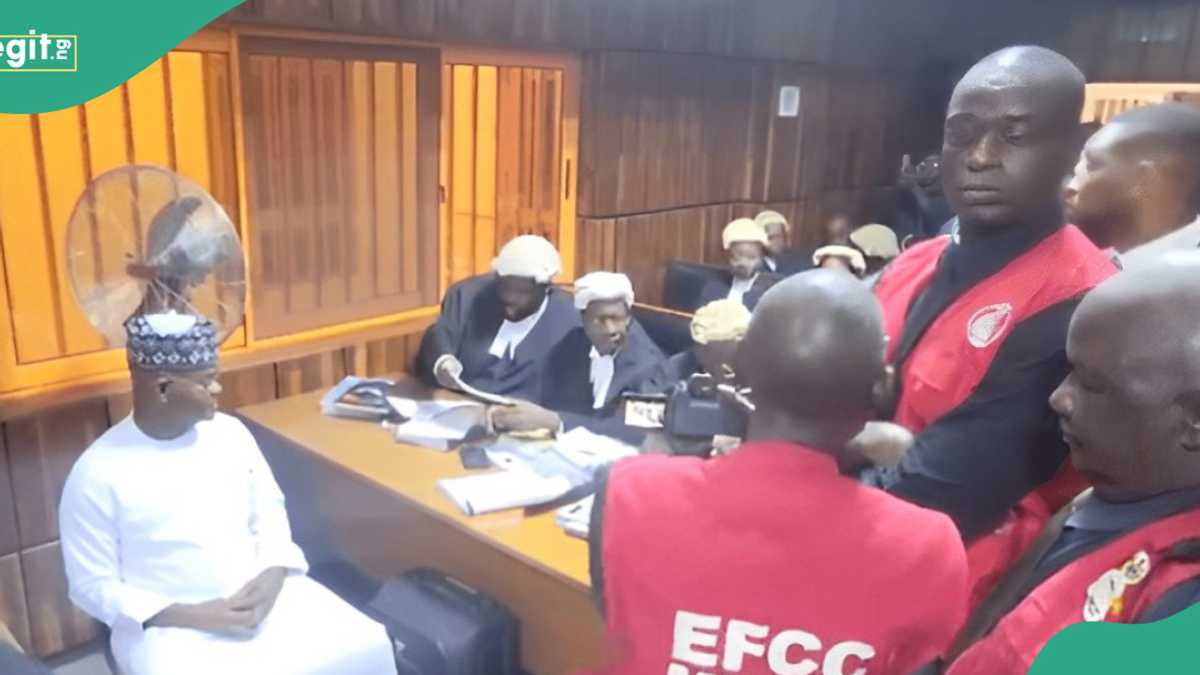 Breaking: Yahaya Bello responds to EFCC 16-count charge in court