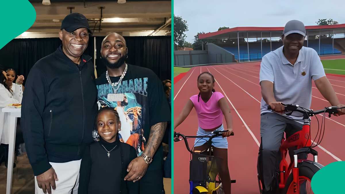 Davido's Heartwarming Video With Hailey and His Father Leaves Fans Smiling