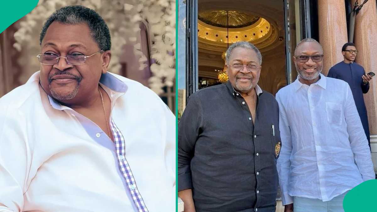 Mike Adenuga makes rare public appearance in Monaco with Femi Otedola