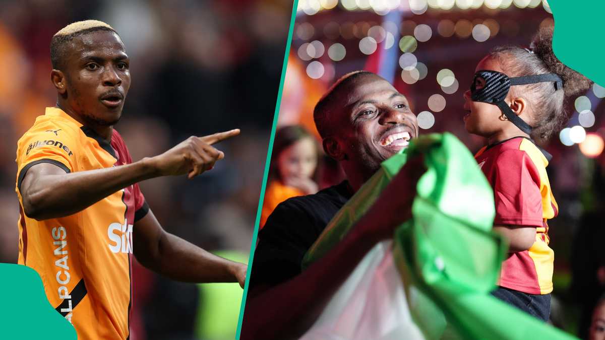 Galatasaray insider reveals it was Osimhen's girlfriend's idea for his daughter to announce his goal