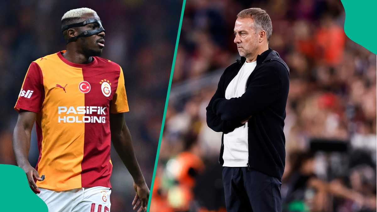 Revealed: What Hansi Flick said about Victor Osimhen ahead of Galatasaray vs Barcelona UCL tie