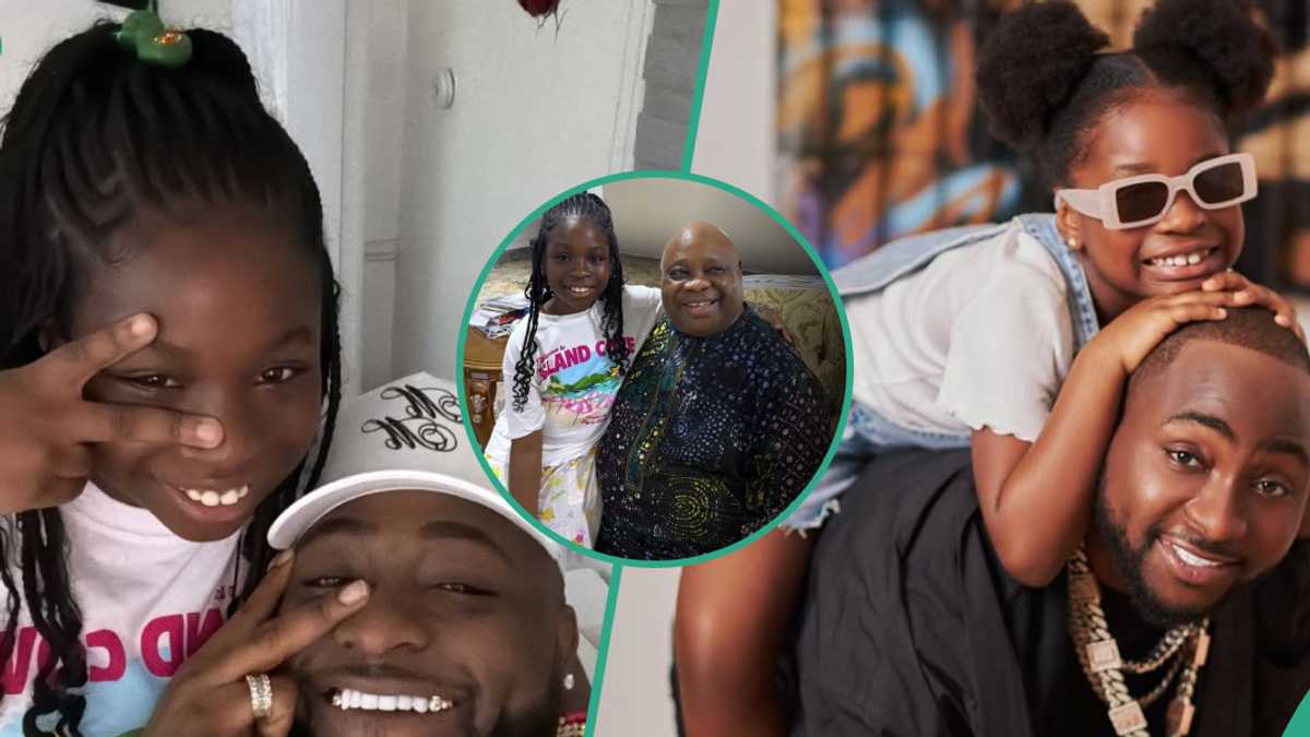 Davido shares pictures as he reunites with daughter