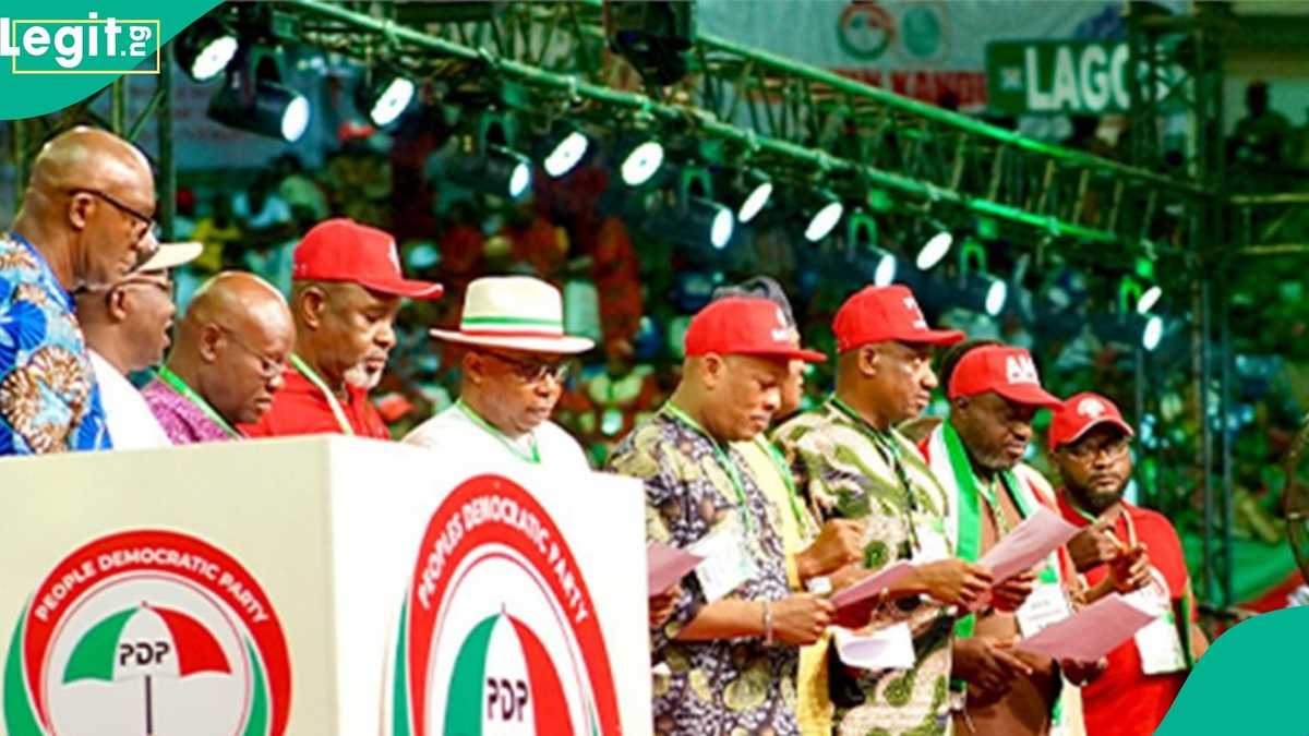 Breaking: Wike- backed PDP announces new chairman, secretary as party elects NWC