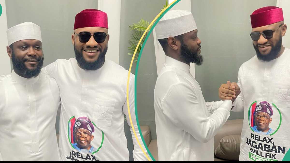 Check out what happened to Yul Edochie as he hung out with Seyi Tinubu (videos and pictures)