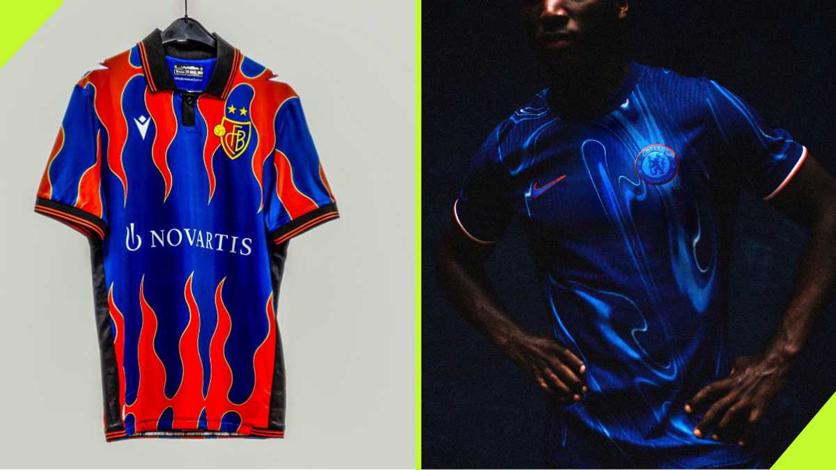 Chelsea, Basel, and the football clubs with the most disappointing kits of the 2024/25 season thus far