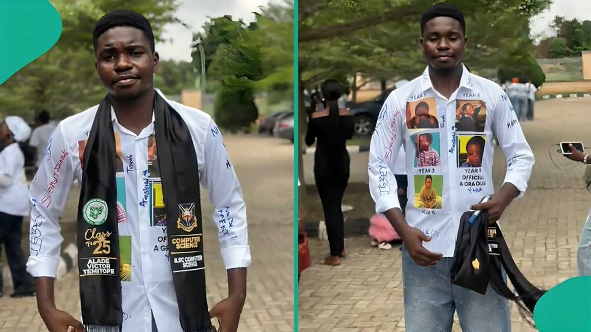 University of Ibadan graduate bags degree in grand style, remembers late parents with sad message