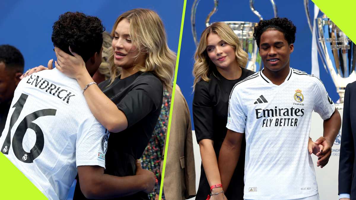 VIDEO: 18-year-old star Endrick shares 'Romeo and Juliet' moment during Real Madrid unveiling, 