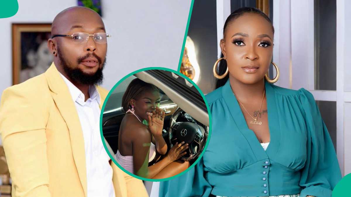 Video as Radiogad claims Blessing CEO is planning to steal Saida BOJ's Benz: "You like wahala"