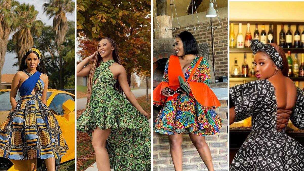 30 Ankara Short Flare Gowns To Add A Splash Of Colour To Your Closet 