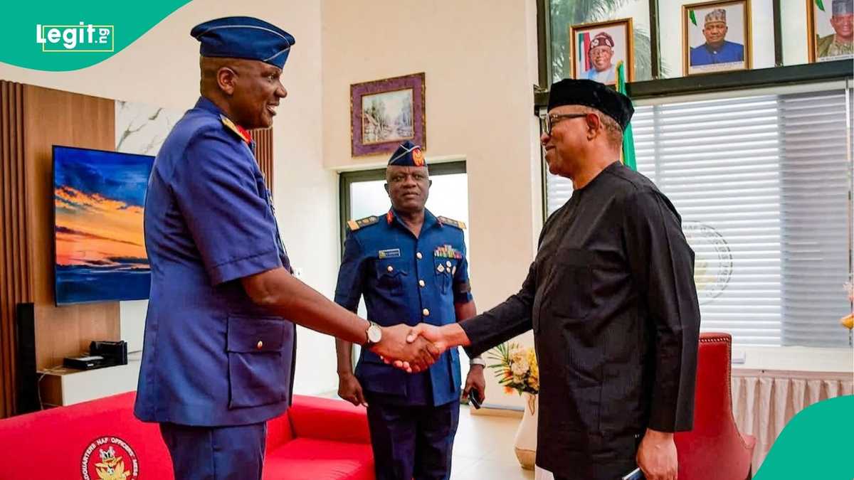Peter Obi tenders his signature at Nigerian Air Force following disaster