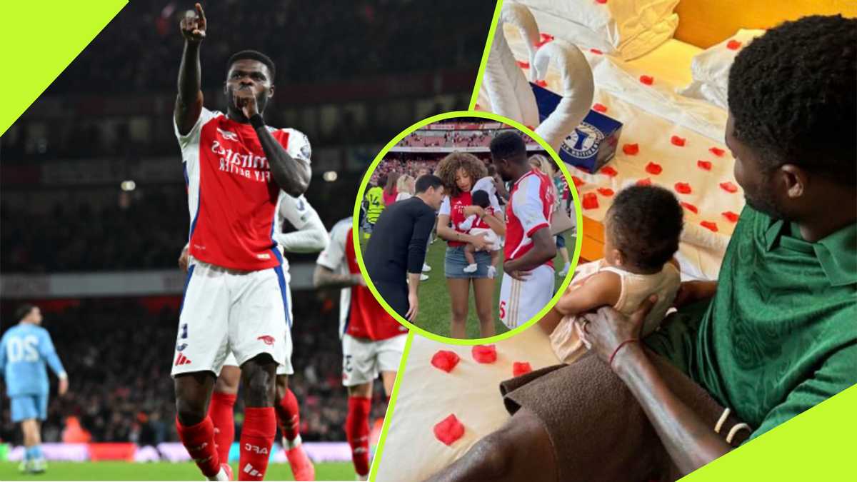 See the reason behind Thomas Partey new celebration after Arsenal win