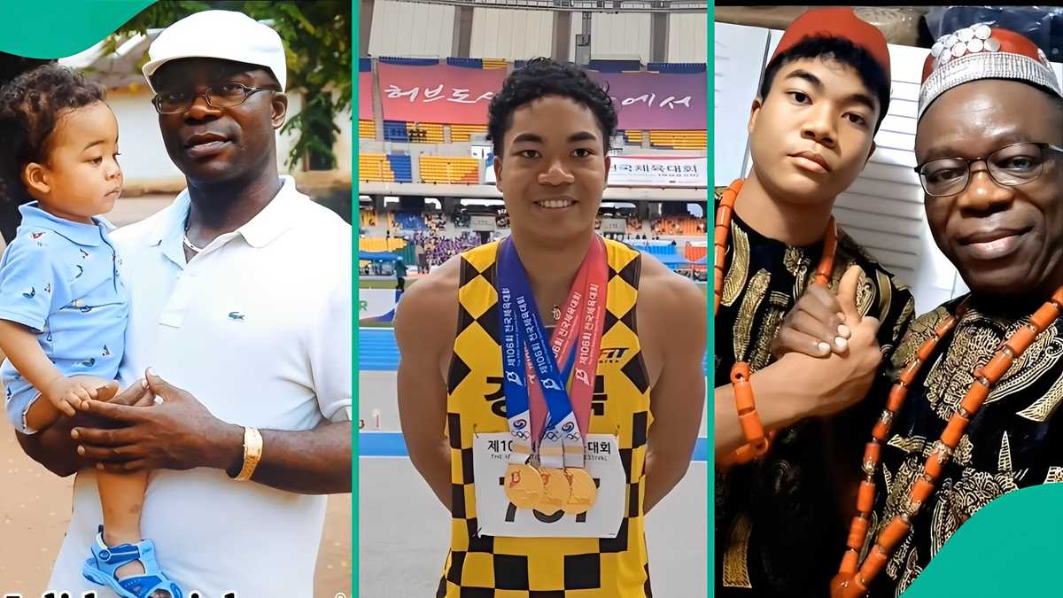 Nigerian dad raises Korean son alone, shares emotional story of being single parent