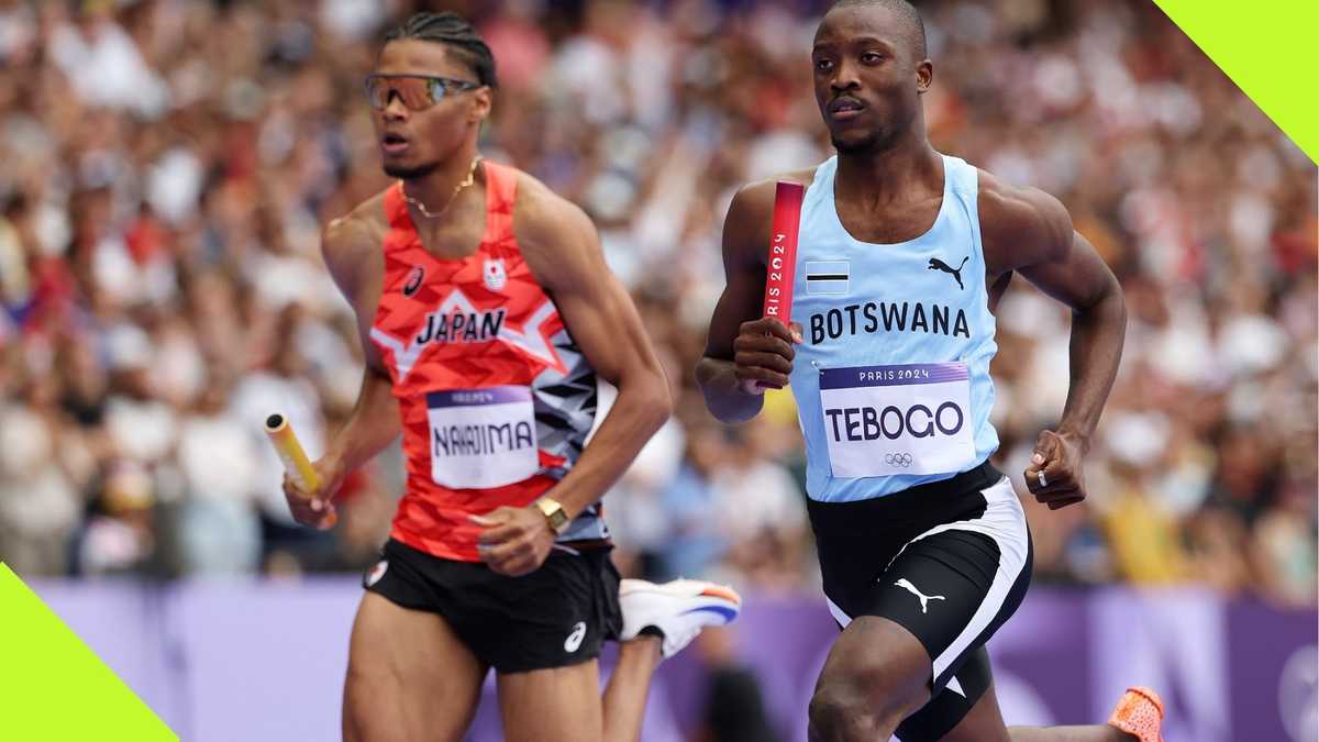 Paris 2024: Letsile Tebogo leads Botswana to men's 4x400m relay final, beating USA again