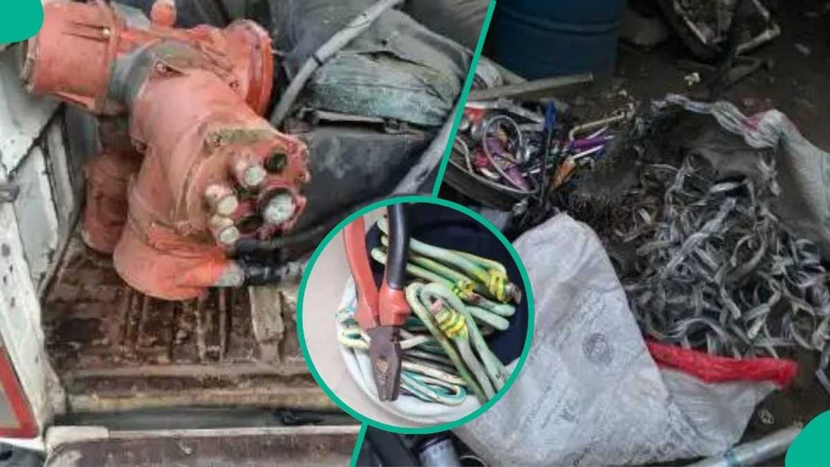 See picture of vandalised equipment from the Port Harcourt Refinery