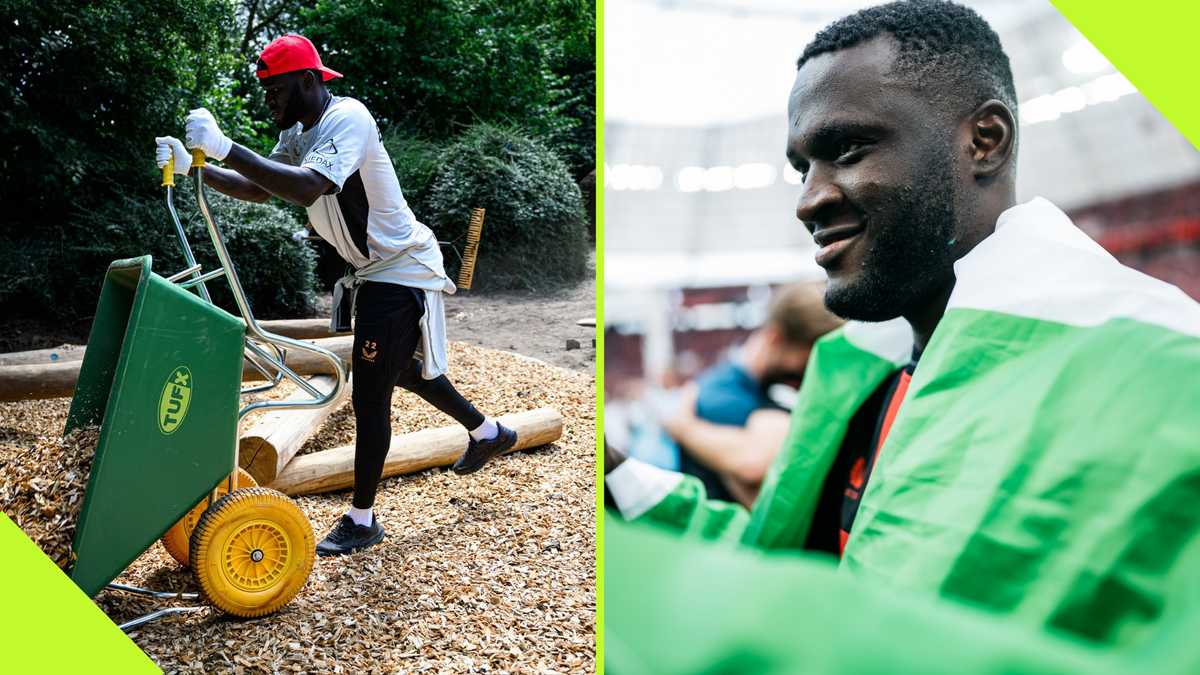 Victor Boniface shares Nigerian name of wheelbarrow with Leverkusen staff