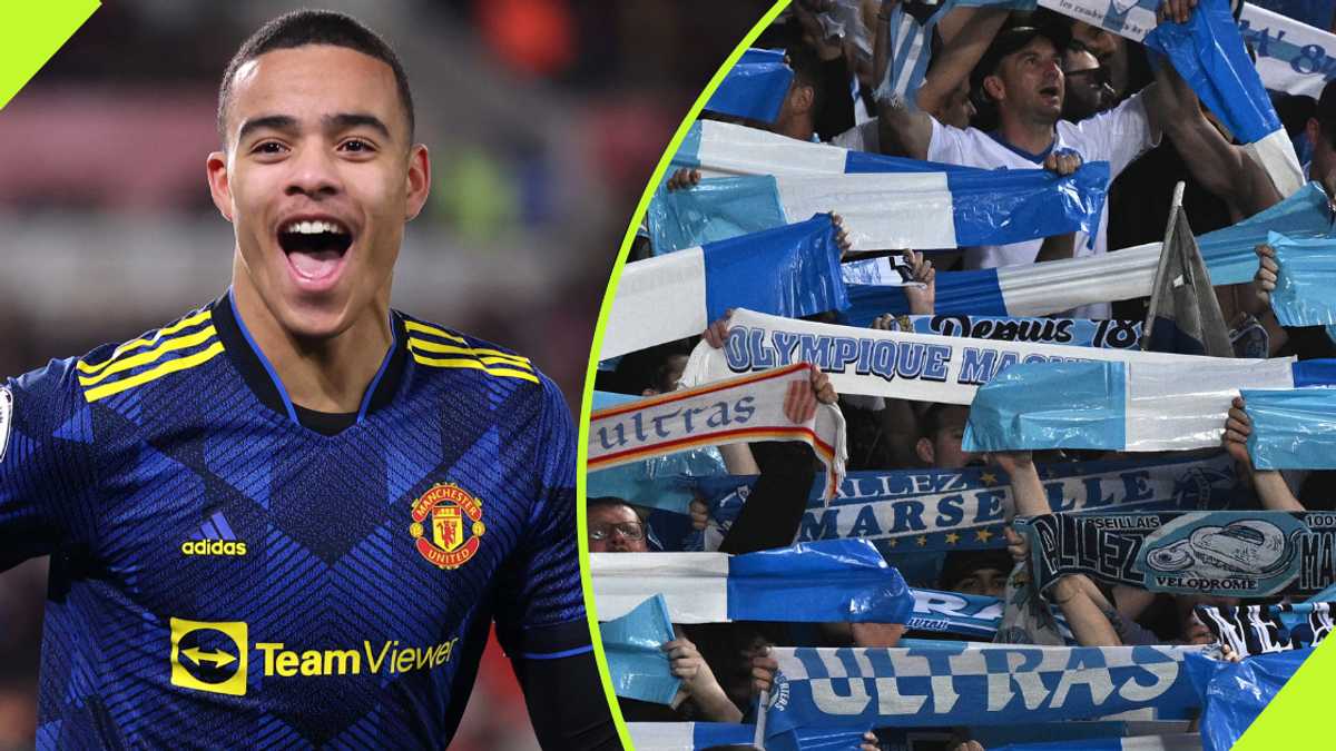 VIDEO: Mason Greenwood greeted with flares and chants by Marseille fans ahead of permanent move