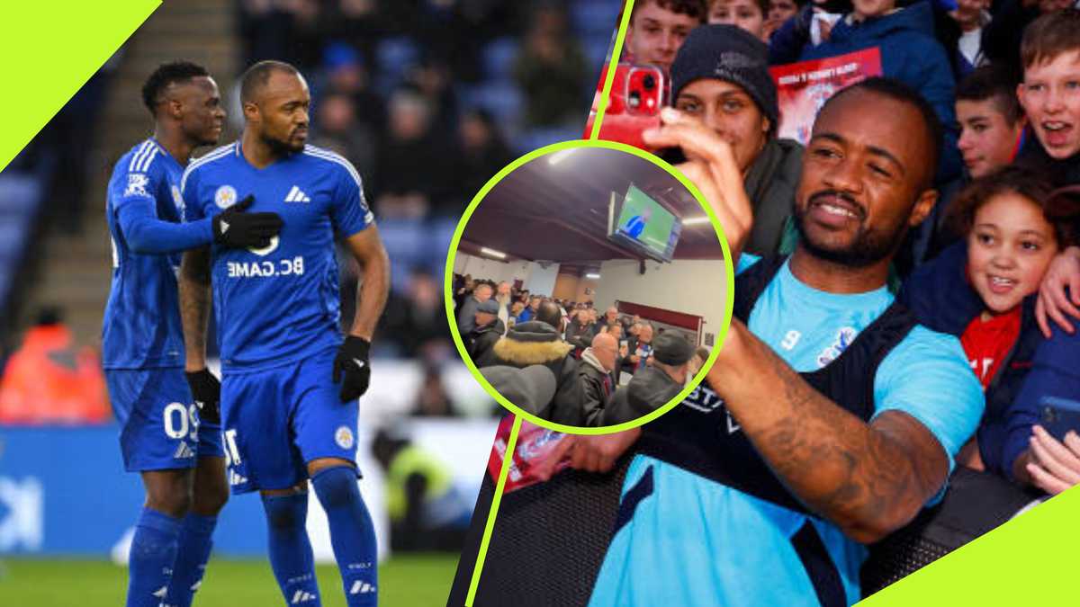 Crystal Palace fans sing Jordan Ayew's name after scoring for Leicester: video