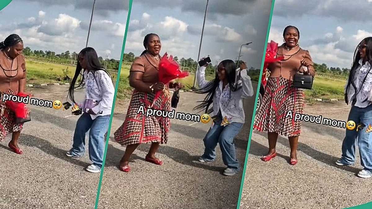 Watch adorable video of mother dancing with her daughter as she graduates from school