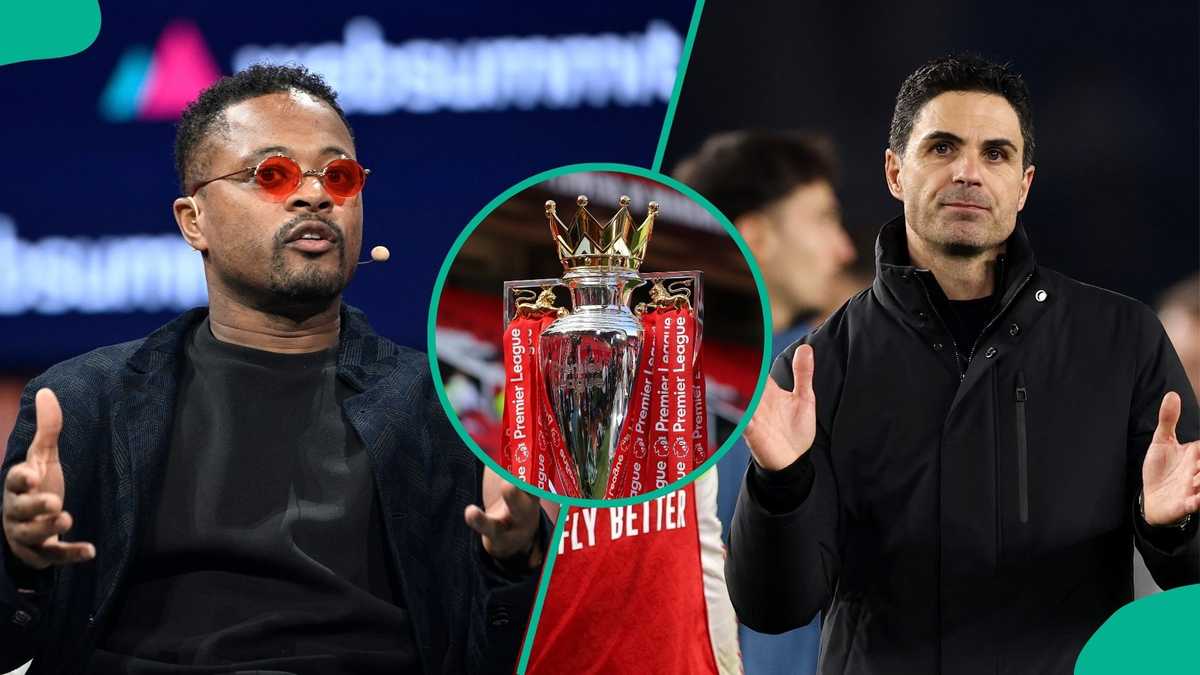 Ex-Man United star Evra makes strong prediction on Arsenal 'bottling' the Premier League title