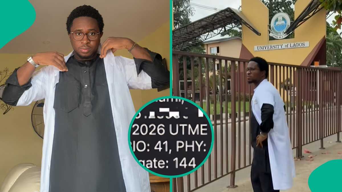 2026 UTME: See the boy who went to UNILAG to pray because of his low JAMB score