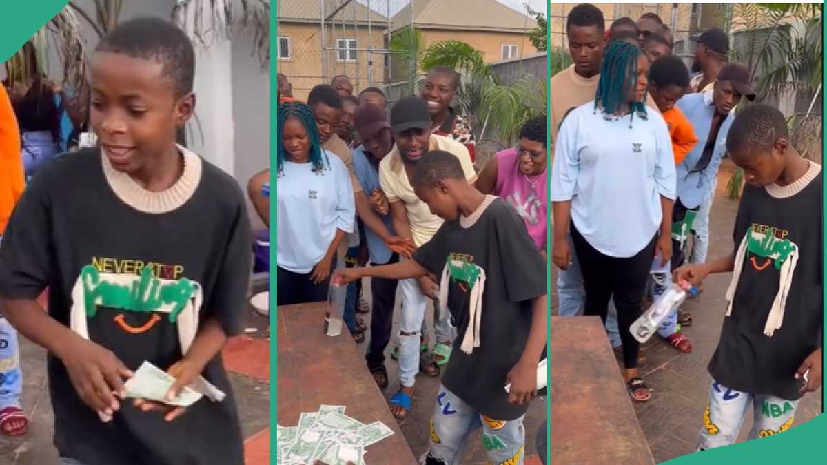Video: See how this boy won a bottle flip challenge, you will be surprised