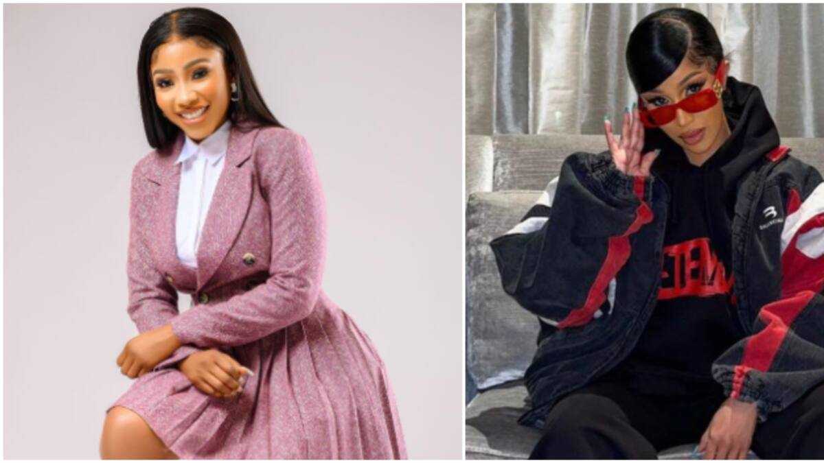 Mercy Kill Rapper Face BBNaija Mercy Eke Expresses Joy As She Reacts to Rapper Cardi B’s AMVCA ...
